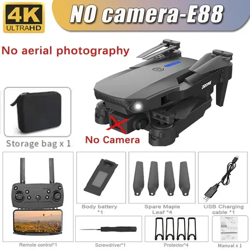 Drone 4K ProfIssional 1080P Wide Angle Dual HD Camera